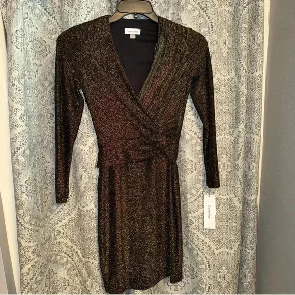 Calvin Klein Woman’s Long Sleeve Dress NWT - Picture 2 of 5